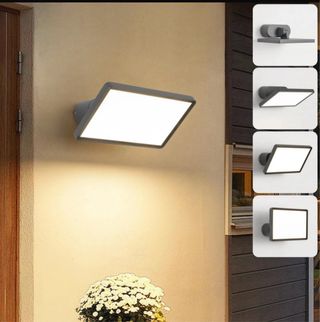 Applique LED KUKAK Grigia Esterno IP65