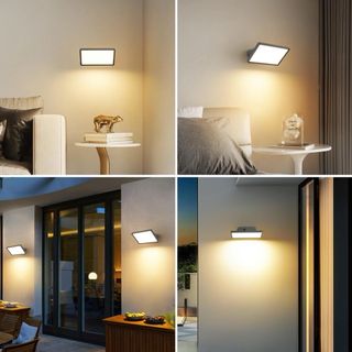 Applique LED KUKAK Grigia Esterno IP65