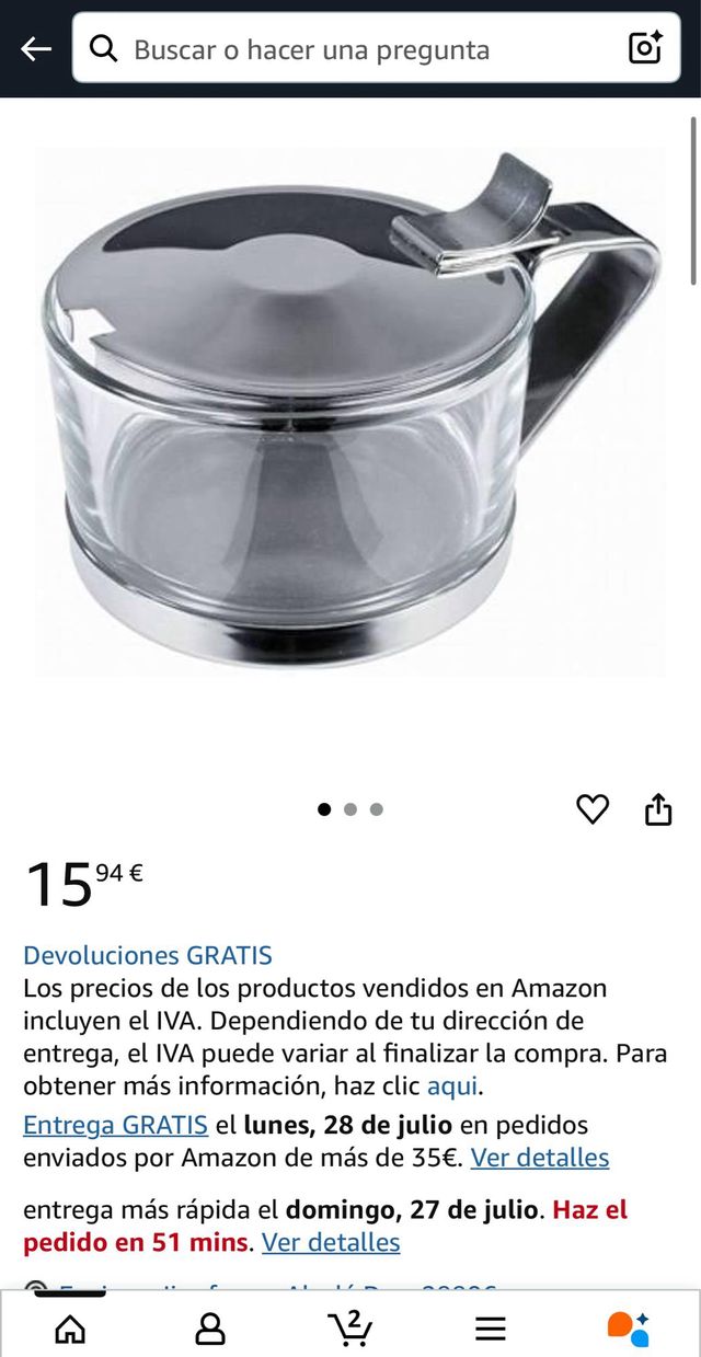 Quesera ILSA 9cm - Acero y Vidrio