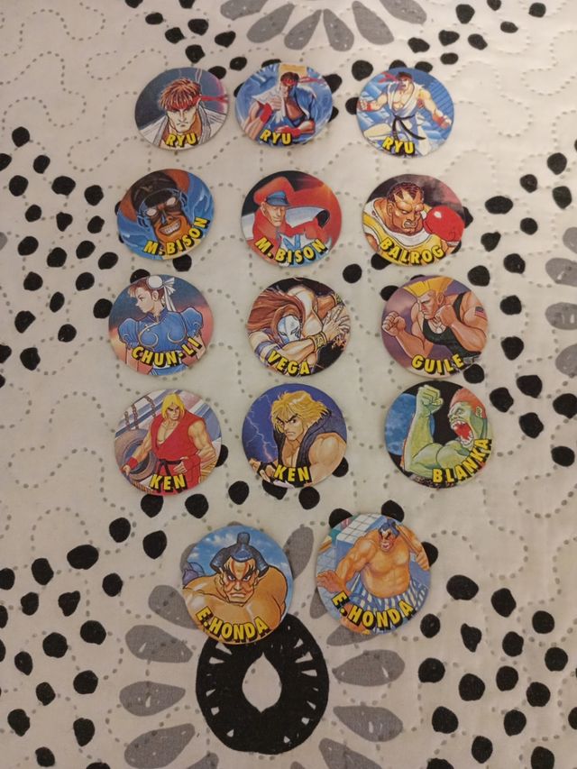 Tazos Street Fighter II