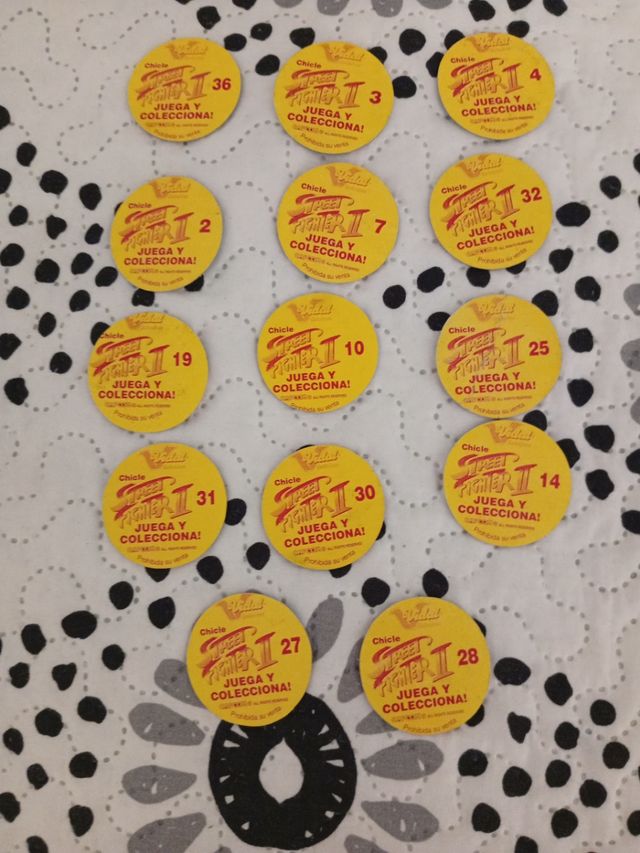 Tazos Street Fighter II