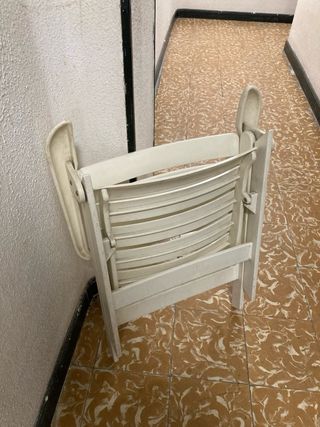 Silla plegable jardín terraza