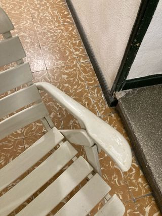 Silla plegable jardín terraza