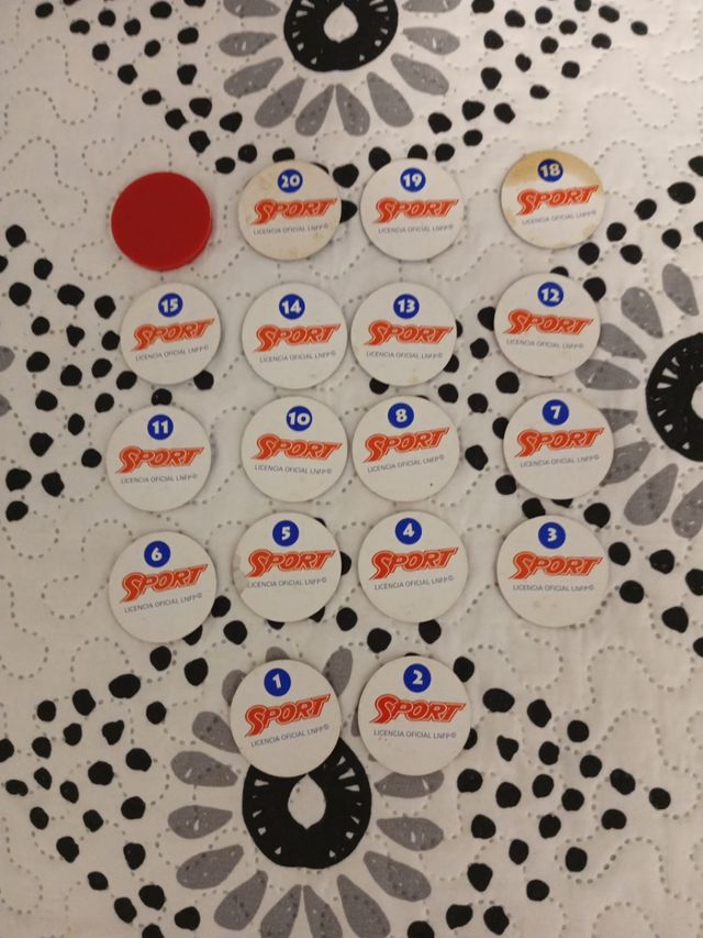 Tazos de fútbol Sport