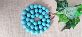 COLLAR TURQUESA Y PLATA