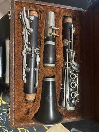Clarinetto antico con custodia