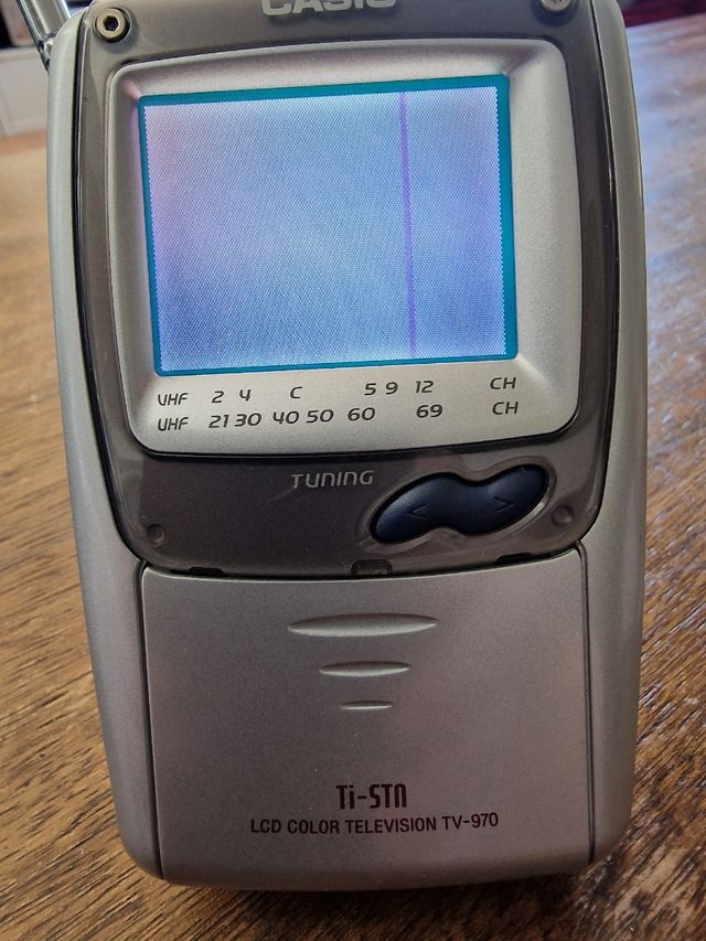TV Portátil Casio - Mini TV Analógica