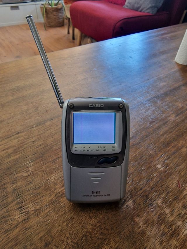 TV Portátil Casio - Mini TV Analógica