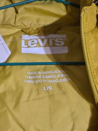 Chaqueta Levi's amarilla L - con capucha