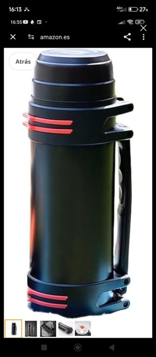 Termo portátil 2L - Negro