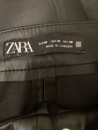 Pantalon cuero mujer