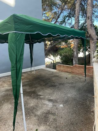 Pérgola jardín - Verde
