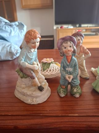 Figuras Cerámica Vintage, origen Taiwan.