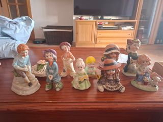 Figuras Cerámica Vintage, origen Taiwan.