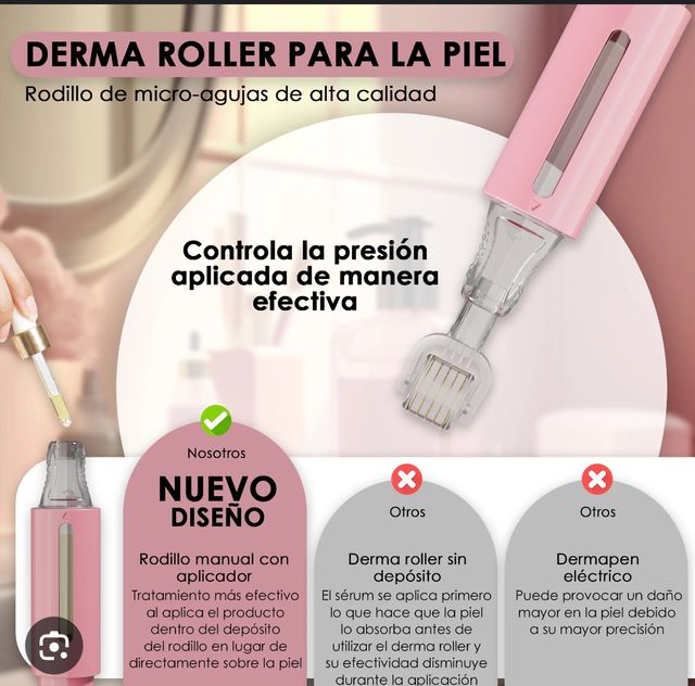 Roller agujas para labios, cara etc