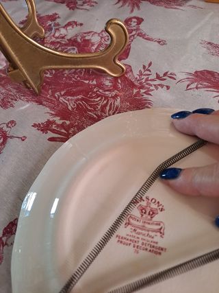 Piatto vintage Mason's Manchu anni '50