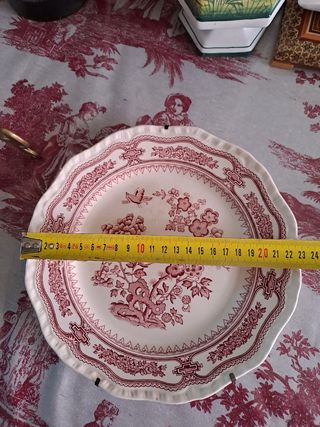 Piatto vintage Mason's Manchu anni '50