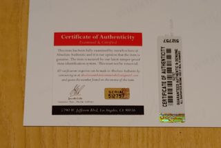 Foto firmada Mark Hamill - Star Wars. Certificado.