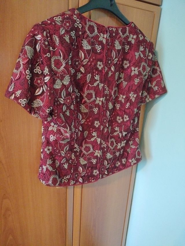 Conjunto madrina boda - Rojo - Talla 46