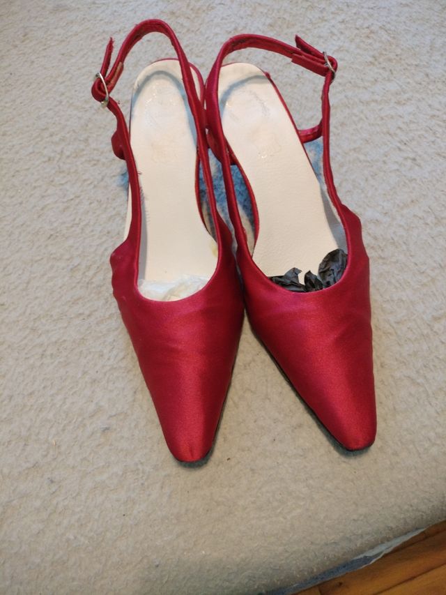 Conjunto madrina boda - Rojo - Talla 46