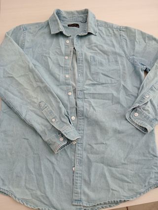 Camicia Jeans Blu