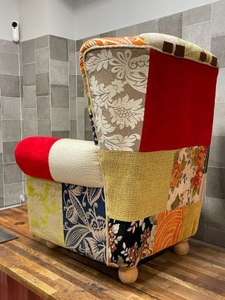 Sillón patchwork multicolor