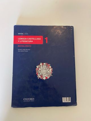 Libro bachillerato 1Lengua Castellana y Literatura