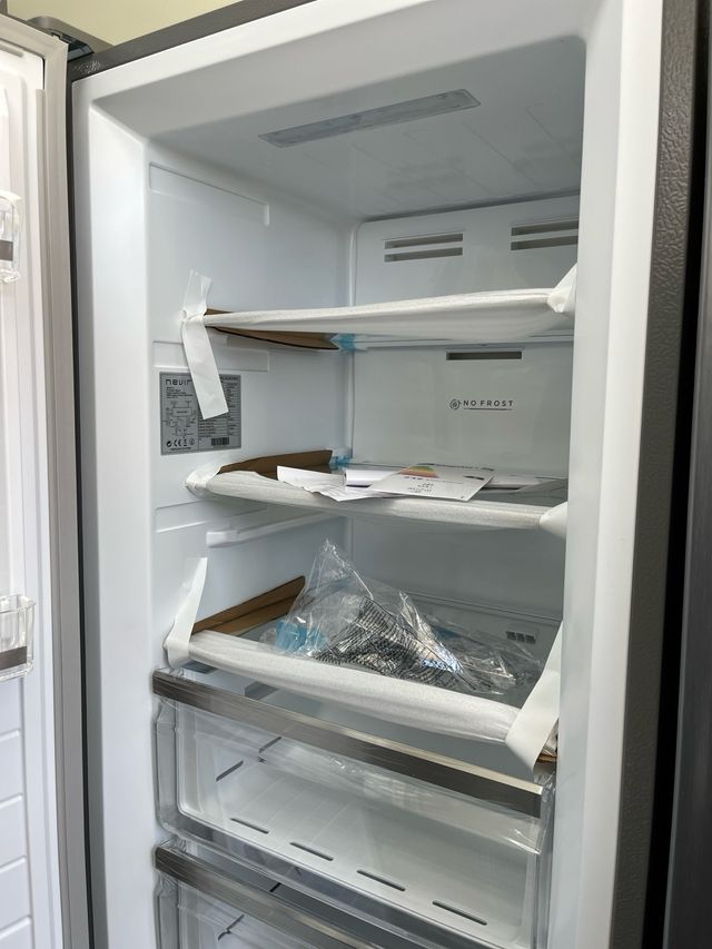 Nevera Congelador Inox nevir 185/60