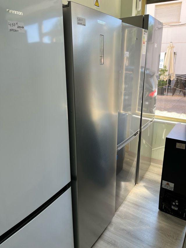 Nevera Congelador Inox nevir 185/60