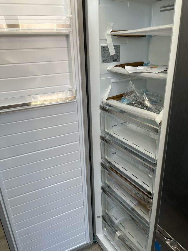 Nevera Congelador Inox nevir 185/60