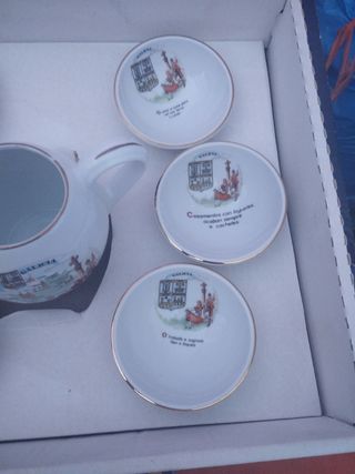 Juego café/té porcelana Galicia