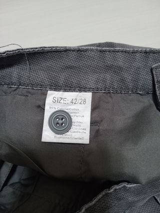 Pantaloni Uomo Grigio