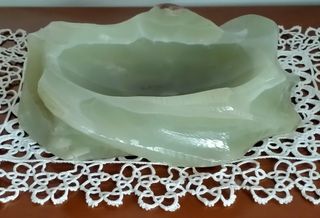 SCULTURA/Svuotatasche anni '70 in onice