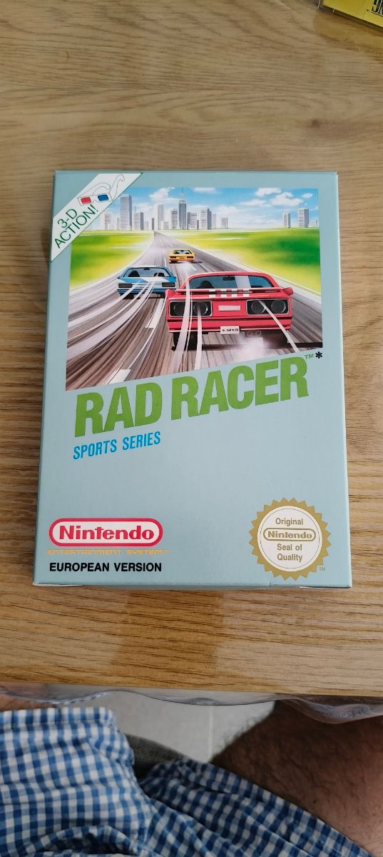 NES Rad Racer Sport Series | Cib nuevo