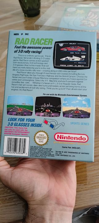 NES Rad Racer Sport Series | Cib nuevo
