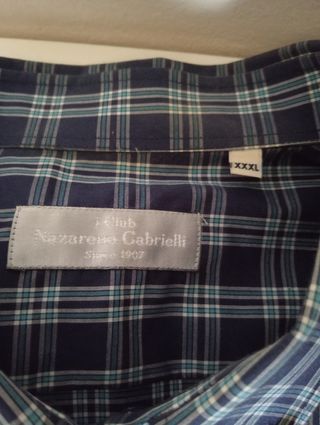Camicia Uomo Nazareno Gabrielli Blu