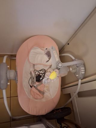 Lote carrito bebé: capazo, silla, ropa