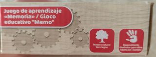 Juego Memoria Madera Nuevo