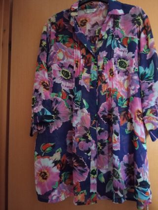 Camicia ZOTENO fiori multicolor