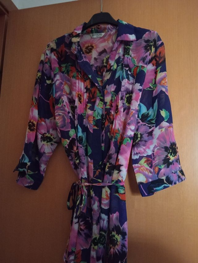 Camicia ZOTENO fiori multicolor