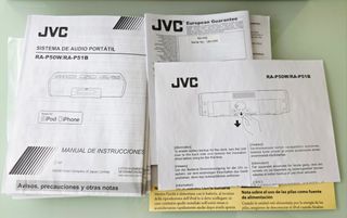 Radio-Despertacor JVC PA-PB50W+Dock IPhone-Ipo