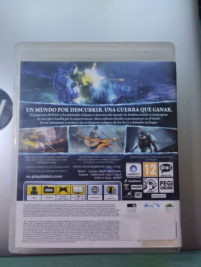 Avatar El Videojuego PS3