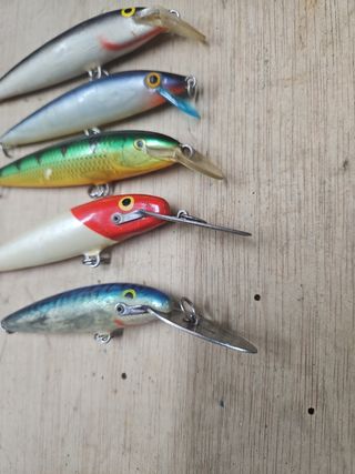 5 Señuelos Rapala Vintage