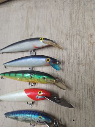 5 Señuelos Rapala Vintage