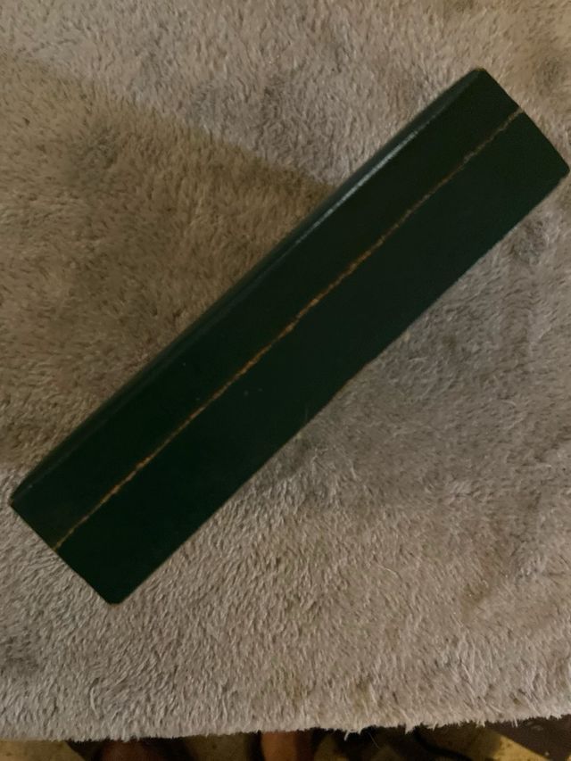 Caja Omega vintage verde años 70