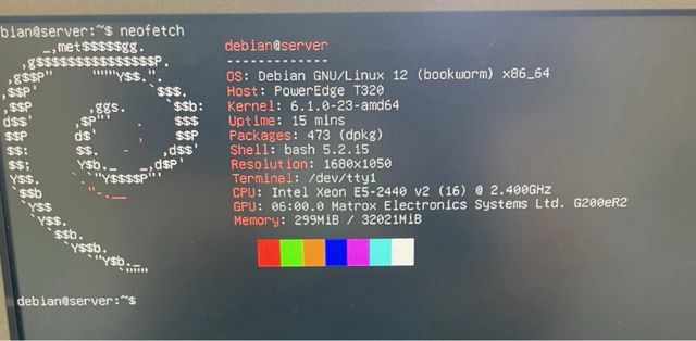 Dell PowerEdge T320 Server - Xeon E5-2440v2