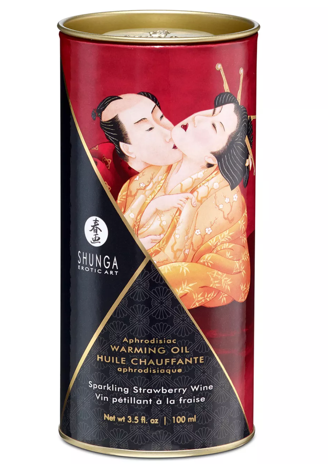 Aceite Shunga Afrodisíaco Vino de Fresa