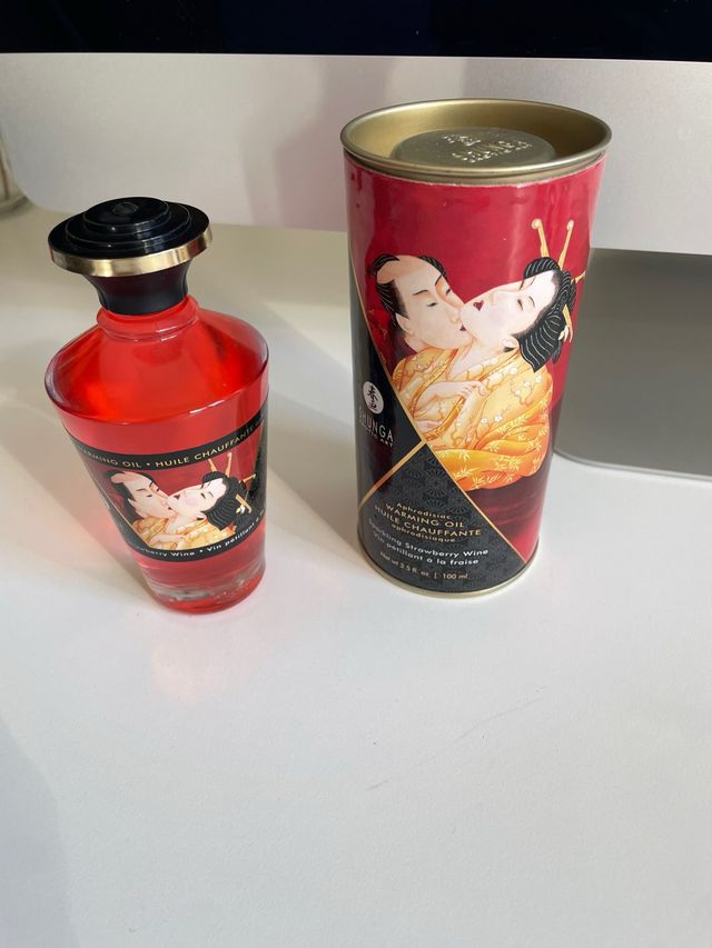 Aceite Shunga Afrodisíaco Vino de Fresa