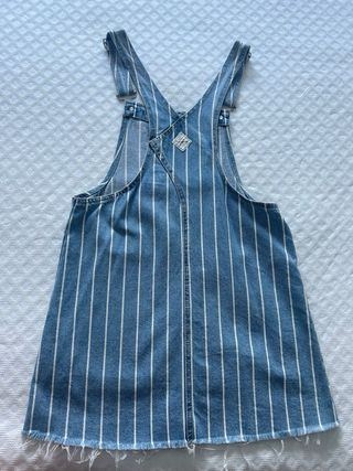 Vestido vaquero rayas PULL&BEAR