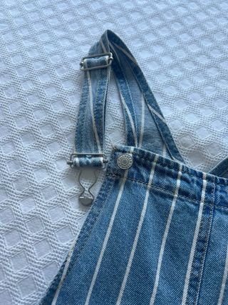 Vestido vaquero rayas PULL&BEAR